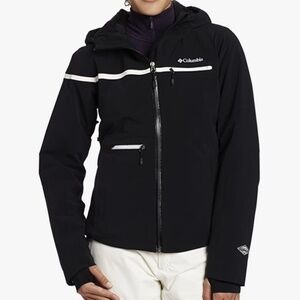 Columbia Omni-Heat Thermal Comfort Roffe Ski Winter Snow Jacket Black White XL